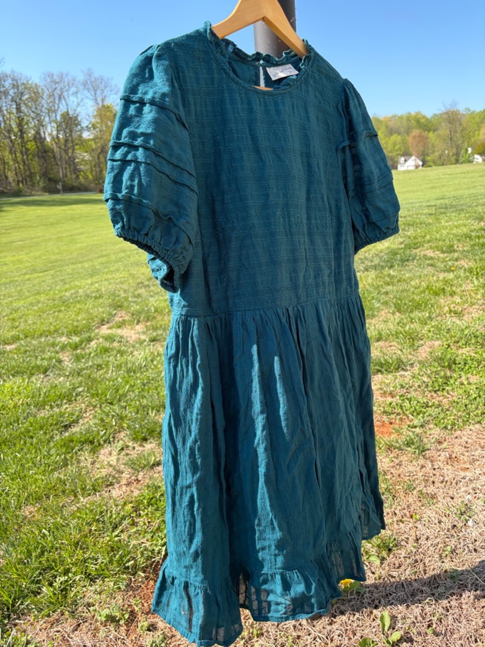 100% cotton Universal Thread teal dress